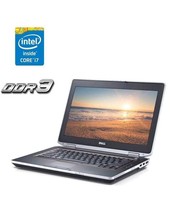 Ноутбук Б-класс Dell Latitude E6420 / 14&quot; (1600x900) TN / Intel Core i7-2640M (2 (4) ядра по 2.8 - 3.5 GHz) / 8 GB DDR3 / 256 GB SSD NEW / nVidia NVS 4200M, 512 MB DDR3, 64-bit / WebCam - 1