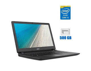 БУ Ноутбук Acer Extensa EX2540 / 15.6&quot; (1366x768) TN / Intel Core i5-7200U (2 (4) ядра по 2.5 - 3.1 GHz) / 8 GB DDR3 / 500 GB HDD / Intel HD Graphics 620 / WebCam из Европы
