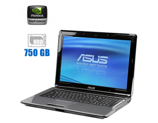 БУ Ноутбук Б-класс Asus Pro 76S / 17.3&quot; (1600x900) TN / Intel Pentium T3400 (2 ядра по 2.16 GHz) / 4 GB DDR2 / 750 GB HDD / nVidia GeForce 9300M GS, 512 MB GDDR2, 64-bit / WebCam из Европы