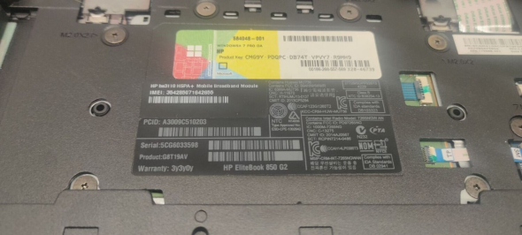 Ноутбук Б-клас HP EliteBook 850 G2 / 15.6&quot; (1920x1080) TN / Intel Core i7 - 5600U (2 (4) ядра по 2.6-3.2 GHz) / 16 GB DDR3 / 1000 GB SSD / AMD Radeon R7 M260X, 1 GB GDDR5, 128-bit / WebCam - 9