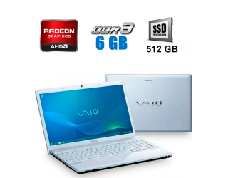 БУ Ноутбук SONY VAIO sve 171 / 17.3 &quot; (1600x900) TN / Intel Pentium B940 (2 ядра по 2.0 GHz) / 4 GB DDR3 / 500 GB SSD / AMD Radeon HD 7650m 1 GB DDR3, 128-bit / Webcam / USB. 3.0 / HDMI / VGA / DVD-ROM из Европы