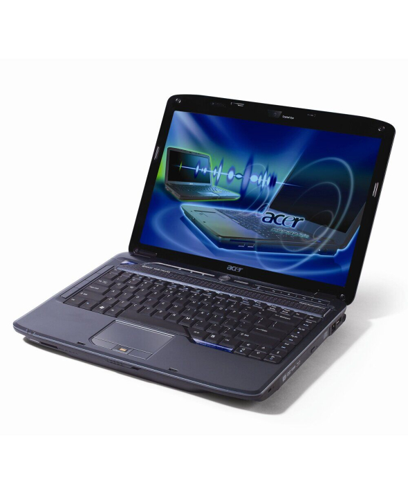 Ноутбук Б-клас Acer Aspire 4930 / 14.1&quot; (1280x800) TN / Intel Core 2 Duo T5800 (2 ядра по 2.0 GHz) / 4 GB DDR2 / 200 GB HDD / nVidia GeForce 9300M GS, 256 MB GDDR2, 64-bit / WebCam - 1