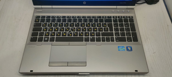 Ноутбук Б-клас HP EliteBook 8560p / 15.6&quot; (1366x768) TN / Intel Core i5 - 2540M (2 (4) ядра по 2.6-3.3 GHz) / 8 GB DDR3 / 120 GB SSD / Intel HD Graphics 3000 / WebCam / без АКБ - 7