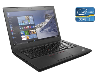 БУ Ноутбук Lenovo ThinkPad T470 / 14.1&quot; (1920x1080) TN / Intel Core i5-7300U (2 (4) ядра по 2.6 - 3.5 GHz) / 16 GB DDR4 / 128 GB SSD / Intel HD Graphics 620 / WebCam из Европы
