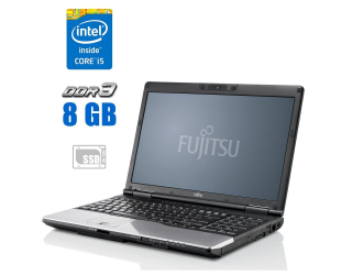 БУ Ноутбук Б-класс Fujitsu LifeBook E782 / 15.6&quot; (1366x768) TN / Intel Core i5-3320M (2 (4) ядра по 2.6 - 3.3 GHz) / 8 GB DDR3 / 120 GB SSD / Intel HD Graphics 4000 / WebCam из Европы