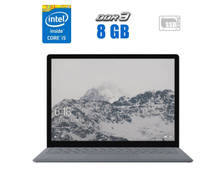 БУ Ультрабук Microsoft Surface Laptop 1769 / 13.5&quot; (2256x1504) IPS Touch / Intel Core i5-8250U (4 (8) ядра по 1.6 - 3.4 GHz) / 8 GB DDR3 / 240 GB SSD / Intel UHD Graphics 620 / WebCam  из Европы