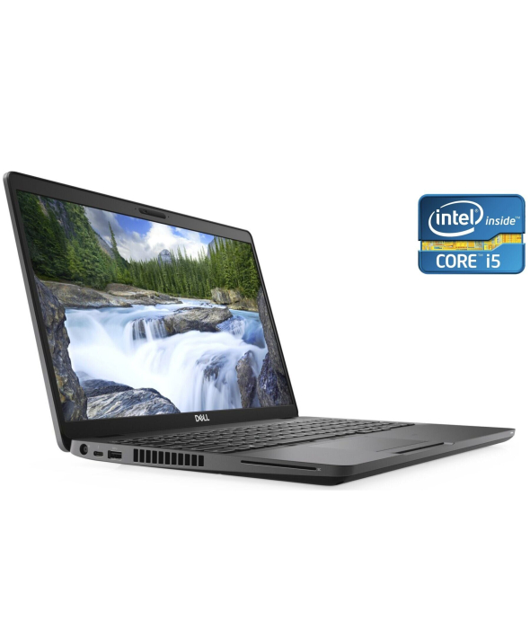 Ноутбук Dell Latitude 5500 / 15.6&quot; (1920x1080) TN / Intel Core i5-8365U (4 (8) ядра по 1.6 - 4.1 GHz) / 8 GB DDR4 / 256 GB SSD / Intel UHD Graphics 620 / WebCam - 1