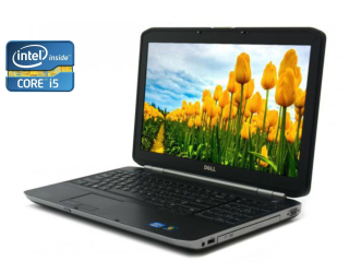 БУ Ноутбук Dell Latitude E5520 / 15.6&quot; (1366x768) TN / Intel Core i5-2430M (2 (4) ядра по 2.4 - 3.0 GHz) / 4 GB DDR3 / 320 GB HDD / Intel HD Graphics 3000 / WebCam из Европы