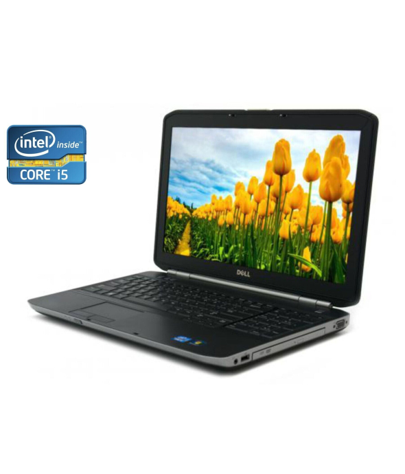 Ноутбук Dell Latitude E5520 / 15.6&quot; (1366x768) TN / Intel Core i5-2430M (2 (4) ядра по 2.4 - 3.0 GHz) / 4 GB DDR3 / 320 GB HDD / Intel HD Graphics 3000 / WebCam - 1