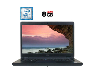 БУ Ноутбук Dell Latitude 5490 / 14&quot; (1366x768) TN / Intel Core i7-8650U (4 (8) ядра по 1.9 - 4.2 GHz) / 8 GB DDR4 / 120 GB SSD / Intel UHD Graphics 620 / WebCam из Европы