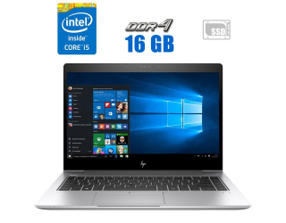 БУ Ультрабук HP EliteBook 840 G5 / 14&quot; (1920x1080) IPS / Intel Core i5-8350U (4 (8) ядра по 1.7 - 3.6 GHz) / 16 GB DDR4 / 240 GB SSD / Intel UHD Graphics 620 / WebCam из Европы