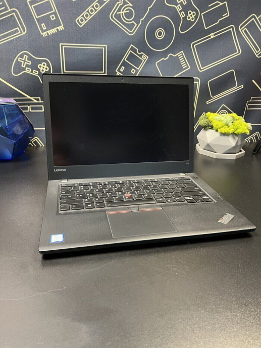 Ноутбук Б-класс Lenovo ThinkPad T470 / 14&quot; (1920x1080) IPS Touch / Intel Core i5-7300U (2 (4) ядра по 2.6 - 3.5 GHz) / 16 GB DDR4 / 120 GB SSD / Intel HD Graphics 520 / WebCam / Две АКБ - 7