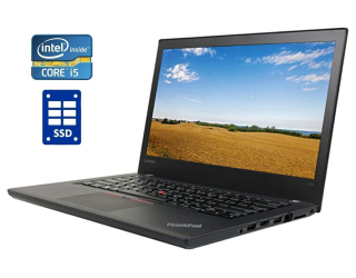 БУ Ноутбук Б-клас Lenovo ThinkPad T470 / 14&quot; (1920x1080) IPS Touch / Intel Core i5 - 7300U (2 (4) ядра по 2.6-3.5 GHz) / 16 GB DDR4 / 120 GB SSD / Intel HD Graphics 520 / WebCam / дві АКБ из Европы