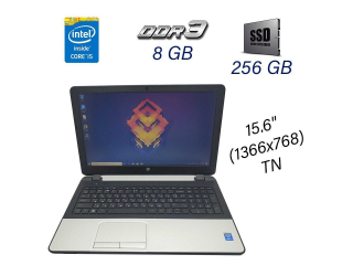 БУ Ноутбук HP 350 G1 / 15.6&quot; (1366x768) TN / Intel Core i5-4210U (2 (4) ядра по 1.7 - 2.7 GHz) / 8 GB DDR3 / 256 GB SSD / WebCam / Windows 10 PRO Lic из Европы