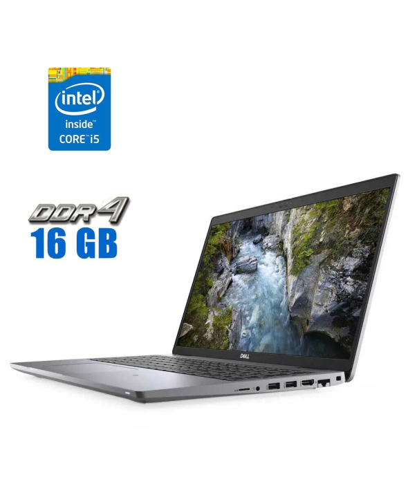 Ультрабук Dell Precision 3560/ 15.6 &quot; (1920x1080) IPS / Intel Core i5-1135g7 (4 (8) ядра по 2.4 - 4.2 GHz) / 16 GB DDR4 / 256 GB SSD M. 2 / Intel Iris XE Graphics / WebCam - 1