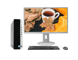 БУ Компьютер HP EliteDesk 800 G3 SFF Intel Core i5-6500 16Gb RAM 256Gb SSD + Монитор 24&quot; Fujitsu B24-8TE Pro IPS Full HD из Европы