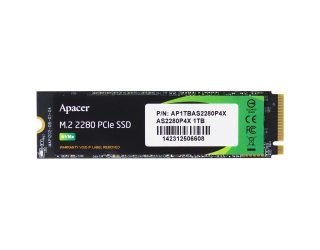 БУ Накопитель SSD Apacer AS2280P4X 1TB NVME 2280 M.2 PCIe Gen3 x4 SSD (AP1TBAS2280P4X-1) NEW из Европы
