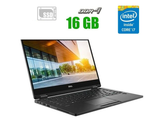 БУ Ноутбук Dell Latitude 7390 / 13.3&quot; (1920x1080) IPS Touch / Intel Core i7-8650U (4 (8) ядер по 1.9 - 4.2 GHz) / 16 GB DDR4 / 480 GB SSD / Intel UHD Graphics 620 / WebCam из Европы