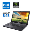 Ігровий ноутбук Acer Aspire E17 ES1-731/ 17 " (1600x900) TN / Intel Pentium N3700 (4 ядра по 1.6 - 2.4 GHz) / 8 GB DDR3 / 1000 Gb HDD / nVidia GeForce 910M, 2 GB DDR3, 64-bit / WebCam / DVD-ROM - 1