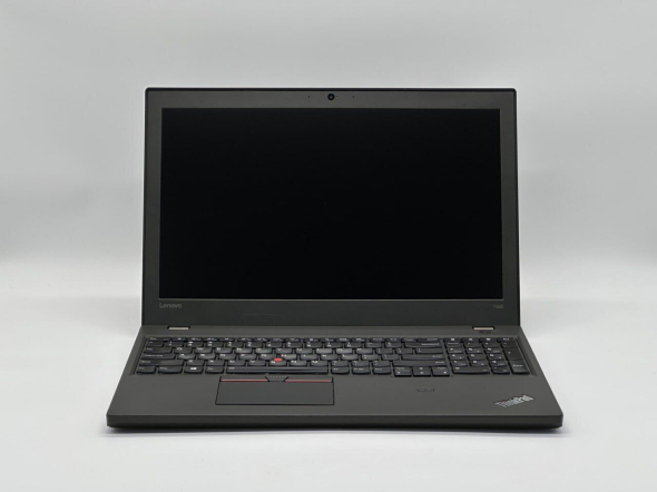 Ноутбук Lenovo ThinkPad T560 / 15.6&quot; (1920x1080) IPS / Intel Core i5-6300U (2 (4) ядра по 2.4 - 3.0 GHz) / 16 GB DDR3 / 256 GB SSD / Intel HD Graphics 520 / WebCam / Две АКБ - 2