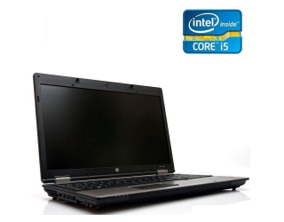 БУ Ноутбук HP ProBook 6550b / 15.6&quot; (1366x768) TN / Intel Core i5-520M (2 (4) ядра по 2.4 - 2.93 GHz) / 8 GB DDR3 / 256 GB SSD / Intel HD Graphics / WebCam  из Европы
