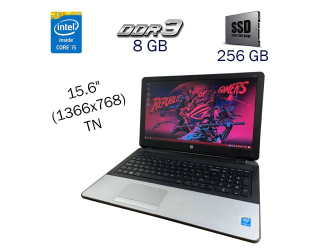 БУ Ноутбук HP 350 G2 / 15.6&quot; (1366x768) TN / Intel Core i5-5200U (2 (4) ядра по 2.2 - 2.7 GHz) / 8 GB DDR3 / 256 GB SSD / Intel HD Graphics 5500 / WebCam / Windows 10 PRO Lic из Европы