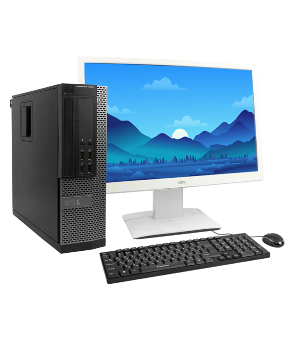 Системный блок Dell OptiPlex 7010 SFF Intel Core i5-3470 8Gb RAM 240Gb SSD + 24&quot; Монитор - 1