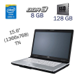 Ноутбук Fujitsu LifeBook E751 / 15.6" (1366x768) TN / Intel Core i5-2520M (2 (4) ядра по 2.5 - 3.2 GHz) / 8 GB DDR3 / 128 GB SSD / Intel HD Graphics 3000 / WebCam / АКБ не тримає / Windows 10 PRO Lic - 1