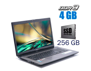 БУ Ноутбук Acer Aspire 7750G / 17.3&quot; (1600x900) TN / Intel Core i3-2350M (2 (4) ядра по 2.3 GHz) / 4 GB DDR3 / 240 GB SSD / Intel HD Graphics 3000 / WebCam из Европы