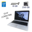 Ноутбук HP ProBook 450 G4 / 15.6" (1366x768) TN / Intel Core i3-7100U (2 (4) ядра по 2.4 GHz) / 8 GB DDR4 / 256 GB SSD / Intel HD Graphics 620 / WebCam / Fingerprint / Windows 10 PRO Lic - 1