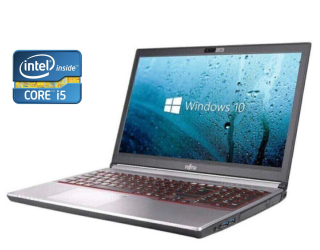БУ Ноутбук Fujitsu LifeBook E754 / 15.6 &quot; (1920x1080) IPS / Intel Core i5-4300M (2 (4) ядра по 2.6 - 3.3 GHz) / 16 GB DDR4 / 512 GB SSD / Intel HD Graphics 4600 / WebCam / Win 10 Pro из Европы