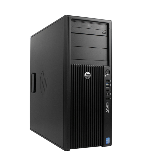 Сервер WORKSTATION HP Z420 6xCORE XEON E5-1650 3.2Ghz 8GB RAM 2x250GB HDD + GeForce GT 1030 2Гб - 1