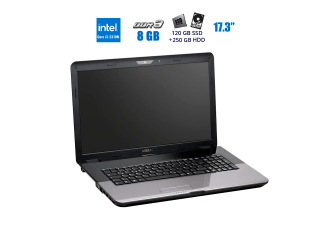 БУ Ноутбук Medion Akoya E7220 / 17.3&quot; (1600x900) TN / Intel Core i3-2310M (2 (4) ядра по 2.1 GHz) / 8 GB DDR3 / 120 GB SSD + 250 GB HDD / Intel HD Graphics / WebCam / USB 3.0 из Европы