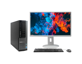 БУ Системный блок Dell OptiPlex 3020 SFF Intel Core i5-4590 8Gb RAM 480Gb SSD + Монитор 24&quot; Fujitsu B24-8TE Pro IPS Full HD из Европы