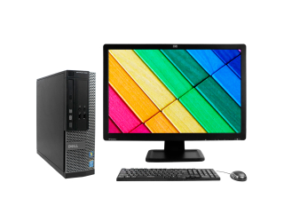 БУ Системний блок Dell OptiPlex 3020 SFF Intel Core i5-4590 4Gb RAM 500Gb HDD + Монітор 22&quot; HP LE2201w 1680x1050 TN из Европы