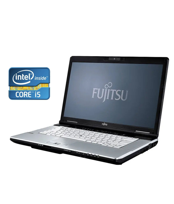Ноутбук Fujitsu LifeBook S751 / 14 &quot; (1366x768) TN / Intel Core i5-2520M (2 (4) ядра по 2.5 - 3.2 GHz) / 8 GB DDR3 / 128 GB SSD / Intel HD Graphics 3000 / WebCam / DVD-RW / Win 10 Pro - 1