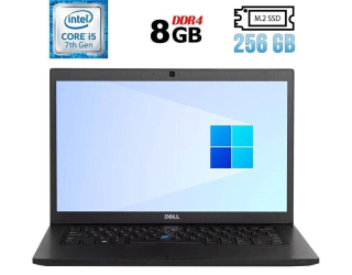 БУ Ноутбук Б-класс Dell Latitude 7480 / 14&quot; (1920x1080) IPS Touch / Intel Core i5-7300U (2 (4) ядра по 2.6 - 3.5 GHz) / 8 GB DDR4 / 256 GB SSD M.2 / Intel HD Graphics 620 / WebCam / HDMI из Европы