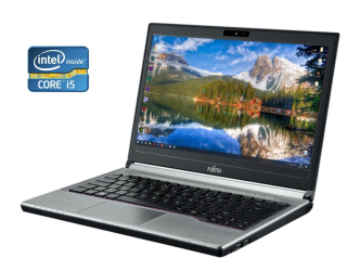 БУ Ноутбук Fujitsu LifeBook E734 / 13.3&quot; (1366x768) TN / Intel Core i5-4210M (2 (4) ядра по 2.6-3.2 GHz) / 8 GB DDR3 / 128 GB SSD / Intel HD Graphics 4600 / WebCam / Win 10 из Европы