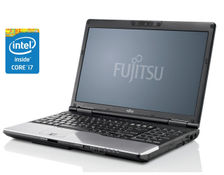 БУ Ноутбук Fujitsu LifeBook E782 / 15.6&quot; (1366x768) TN / Intel Core i7-3520M (2 (4) ядра по 2.9 - 3.6 GHz) / 8 GB DDR3 / 1000 GB SSD / Intel HD Graphics 4000 / Win 10 Pro / АКБ не тримає из Европы