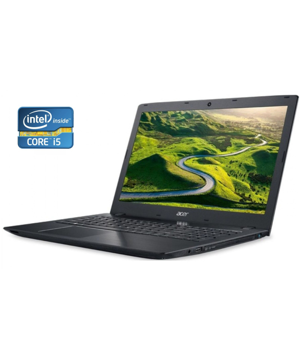 Игровой ноутбук Acer Aspire E5-774G-59BD / 17.3&quot; (1920x1080) IPS / Intel Core i5-7200U (2 (4) ядра по 2.5 - 3.1 GHz) / 12 GB DDR4 / 128 GB SSD + 1000 GB HDD / nVidia GeForce GTX 950M, 2 GB GDDR5, 128-bit / WebCam / DVD-RW / Win 10 - 1