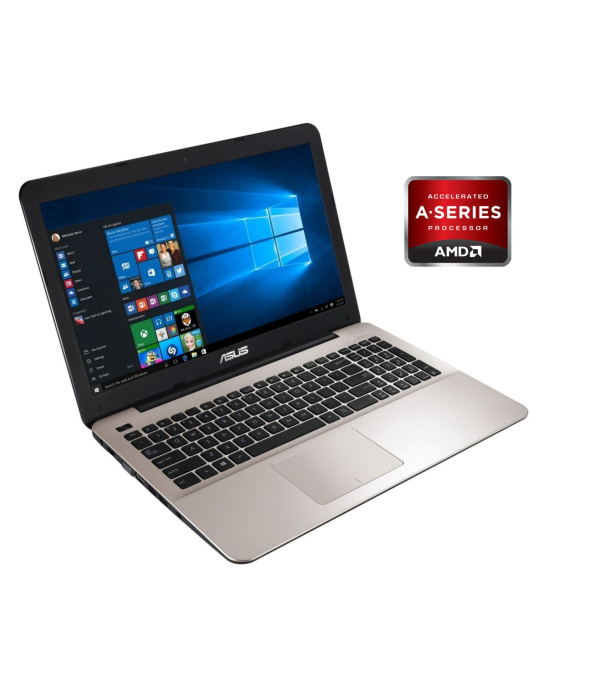 Ноутбук Asus X555Q / 15.6&quot; (1366x768) TN / AMD A12-9720P (4 ядра по 2.7-3.6 GHz) / 8 GB DDR4 / 256 GB SSD / AMD Radeon R7 Graphics / WebCam / Win 10 - 1