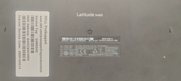 Ультрабук Б-клас Dell Latitude 5480 / 14&quot; (1920x1080) TN / Intel Core i5-7300U (2 (4) ядра по 2.6-3.5 GHz) / 8 GB DDR4 / 512 GB SSD / Intel HD Graphics 620 - 8