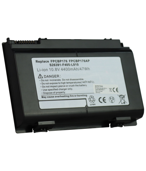 Аккумулятор Patona 2794 10.8V 4400mAh 47Wh FU BP176-3S2P для ноутбуков Fujitsu E780, E733, A530 (Replace FPCBP176, FPCBP176AP, S26391-F405-L810) NEW - 1