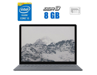 БУ Ультрабук Б-клас Microsoft Surface Laptop 2 / 13.5&quot; (2256x1504) IPS Touch / Intel Core i5 - 8350U (4 (8) ядра по 1.7-3.6 GHz) / 8 GB DDR3 / 256 GB SSD M. 2 / Intel UHD Graphics 620 / WebCam / miniDP из Европы
