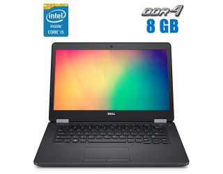 БУ Ультрабук Б-клас Dell Latitude E5470 / 14&quot; (1920x1080) WVA Touch / Intel Core i5-6440HQ (4 ядра по 2.6-3.5 GHz) / 8 GB DDR4 / 256 GB SSD / Intel HD Graphics 530 / WebCam / HDMI из Европы
