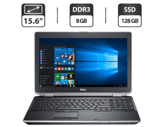 БУ Ноутбук Б-клас Dell Latitude E6530 / 15.6&quot; (1366x768) TN / Intel Core i5 - 3320M (2 (4) ядра по 2.6-3.3 GHz) / 8 GB DDR3 / 128 GB SSD / Intel HD Graphic 4000 / DVD-ROM / HDMI из Европы
