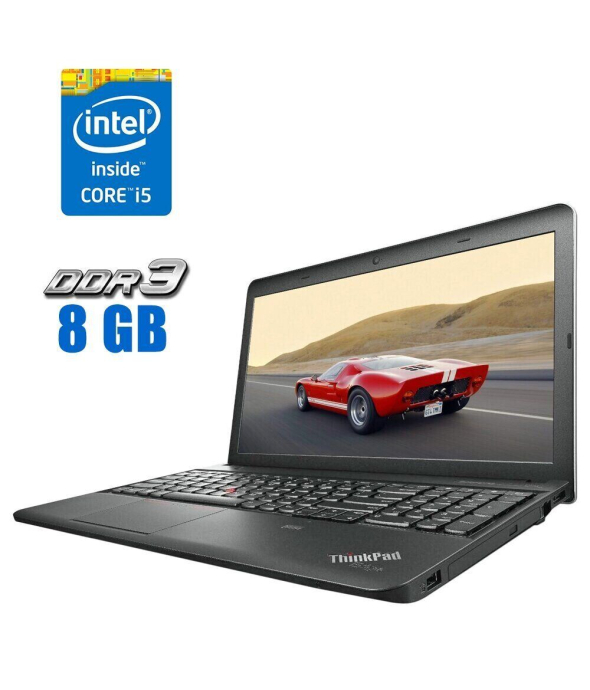 Ноутбук Lenovo ThinkPad E531 / 15.6&quot; (1366x768) TN / Intel Core i5-3230M (2 (4) ядра по 2.6 - 3.2 GHz) / 8 GB DDR3 / 250 GB SSD / Intel HD Graphics 4000 / WebCam - 1