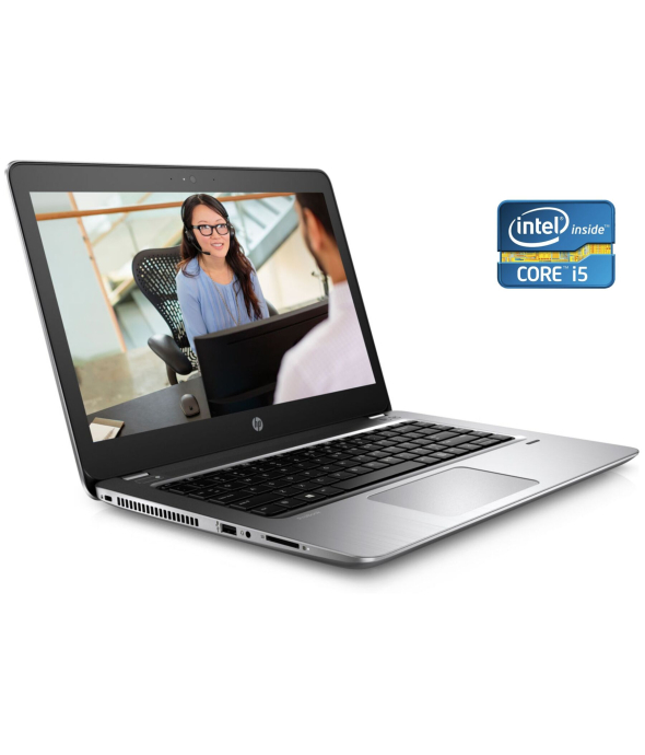 Ультрабук HP ProBook 440 G4 / 14&quot; (1366x768) TN / Intel Core i5-7200U (2 (4) ядра по 2.5 - 3.1 GHz) / 8 GB DDR4 / 128 GB SSD / Intel HD Graphics 620 / WebCam / Win 10 - 1