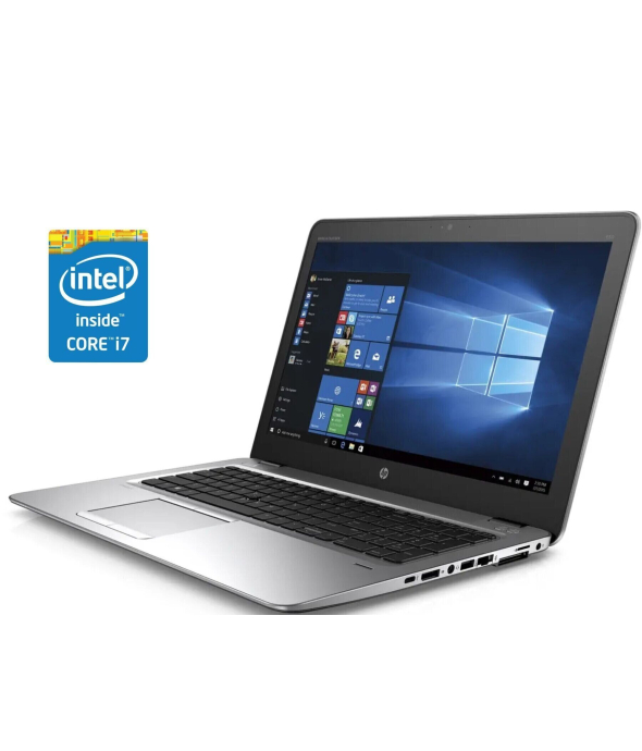 Ноутбук HP EliteBook 850 G3 / 15.6&quot; (1920x1080) TN / Intel Core i7-6600U (2 (4) ядра по 2.6 - 3.4 GHz) / 8 GB DDR4 / 256 GB SSD M.2 / Intel HD Graphics 520 / WebCam - 1