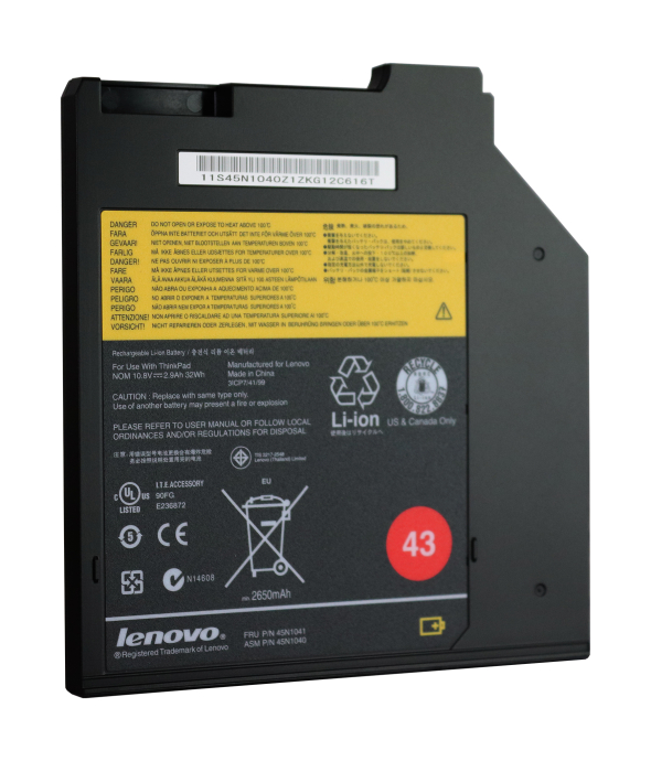 Аккумулятор Lenovo 0A36310 10.8V 2900mAh 32Wh для ноутбуков Lenovo R400, R500, T60, T60p, T61, T400, T400s, T410s, T410si, T420s, T500, W500, Z60m, Z60t (Replace 51J0508, 41U4890, 51J0507, 40Y6787, 57Y4536) Original NEW - 1